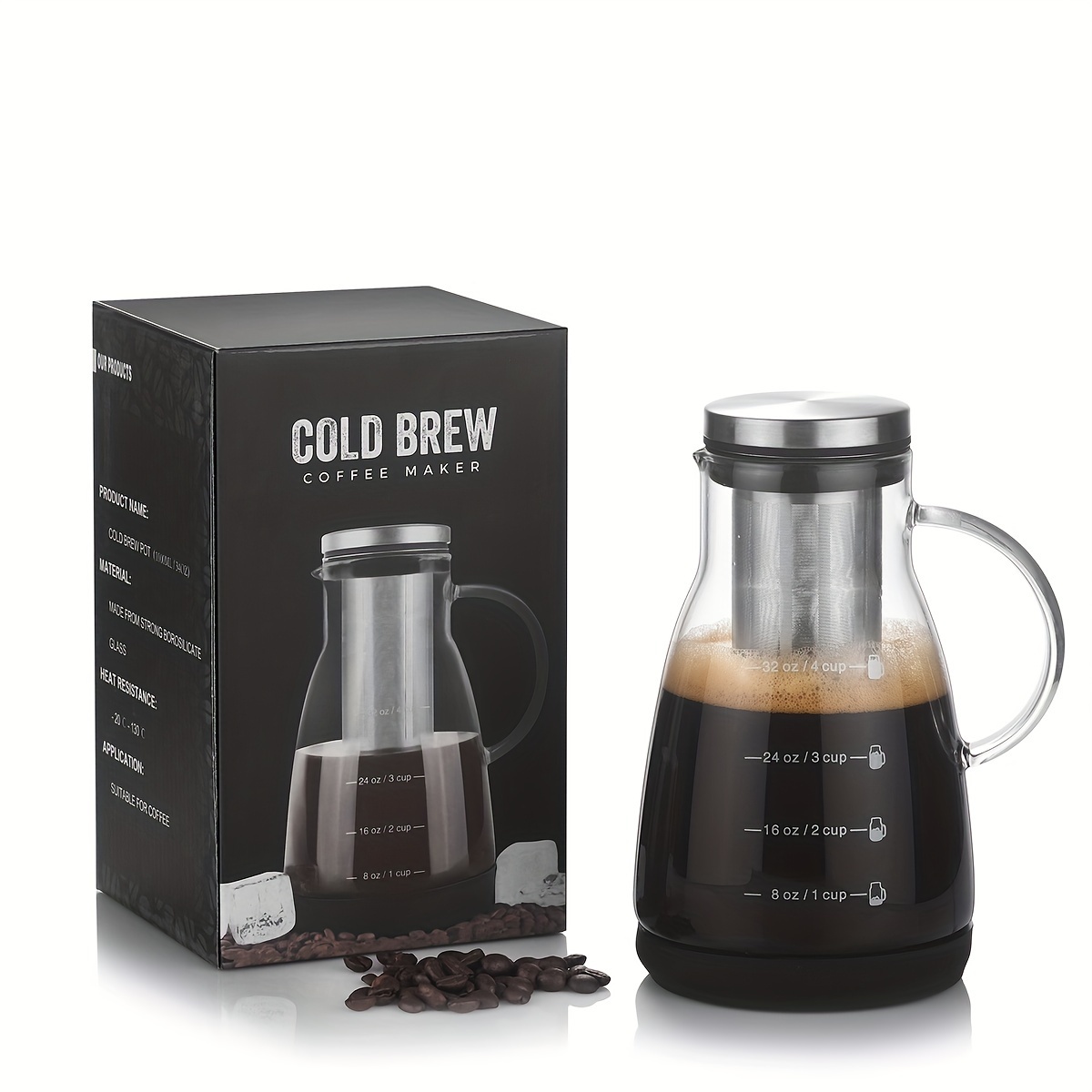 เหยือกแก้วคลาสสิกขนาด 24 ออนซ์ - Juice Tea Coffee บทวิจารณ์และราคา