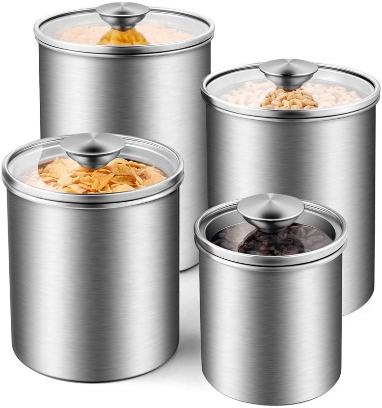 ชุดกระป๋องเก็บอาหารสแตนเลสสำหร - Coffee Tea Sugar บทวิจารณ์และราคา