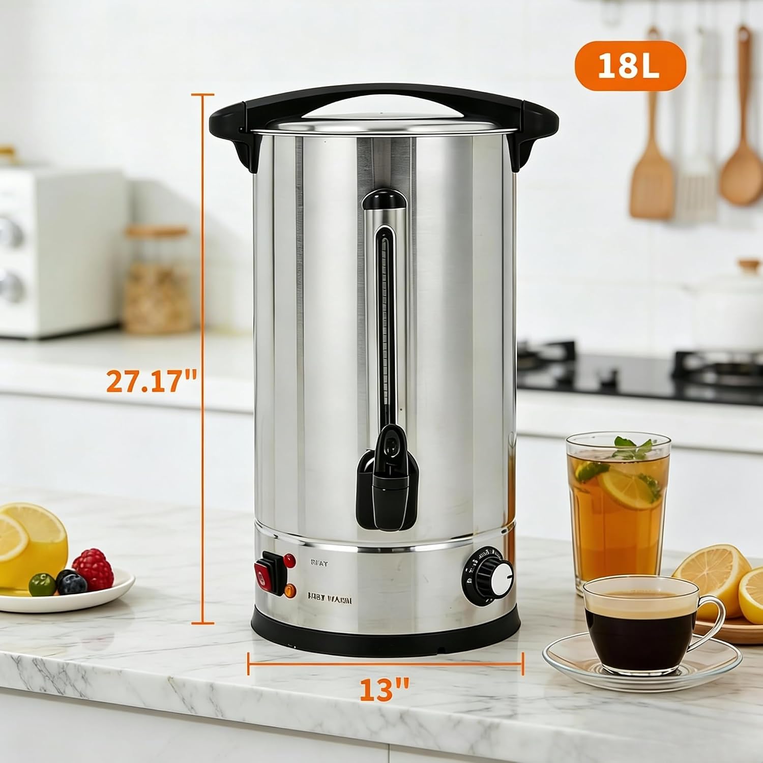 Tacleekii หม้อต้มกาแฟเชิงพาณิช - Coffee Tea Urn บทวิจารณ์และราคา