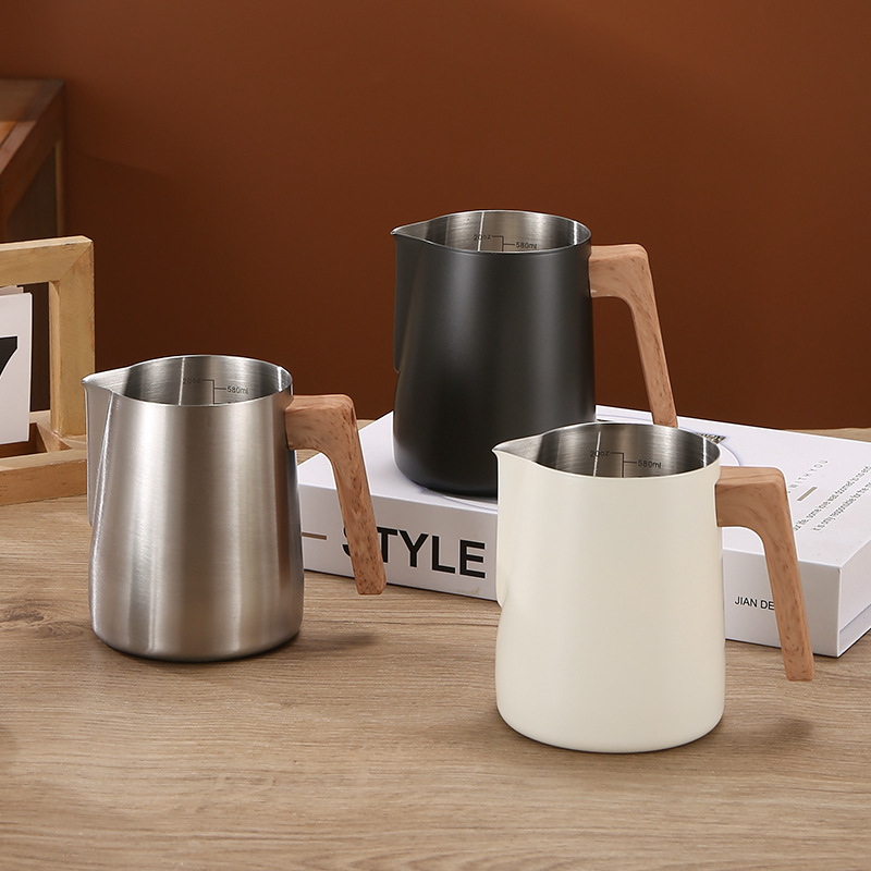 เหยือกตีฟองนมกาแฟ สแตนเลส 304  - Barista Milk Jug บทวิจารณ์และราคา
