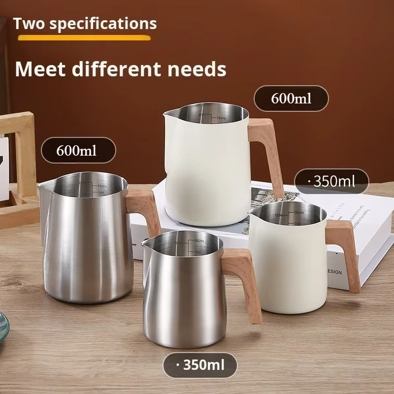 เหยือกตีฟองนมกาแฟ สแตนเลส 304  - Barista Milk Jug บทวิจารณ์และราคา