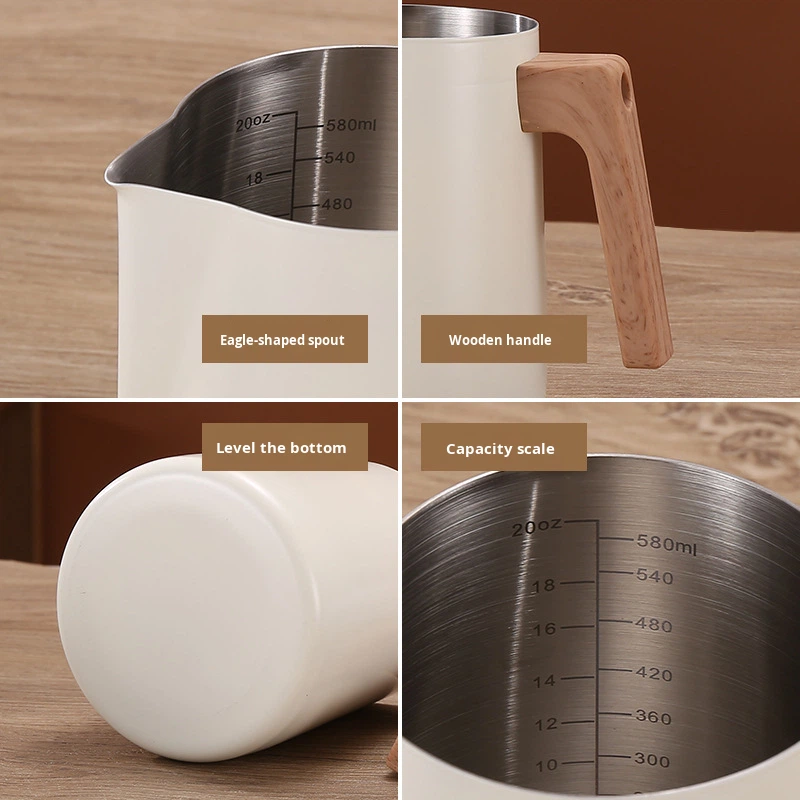 เหยือกตีฟองนมกาแฟ สแตนเลส 304  - Barista Milk Jug บทวิจารณ์และราคา