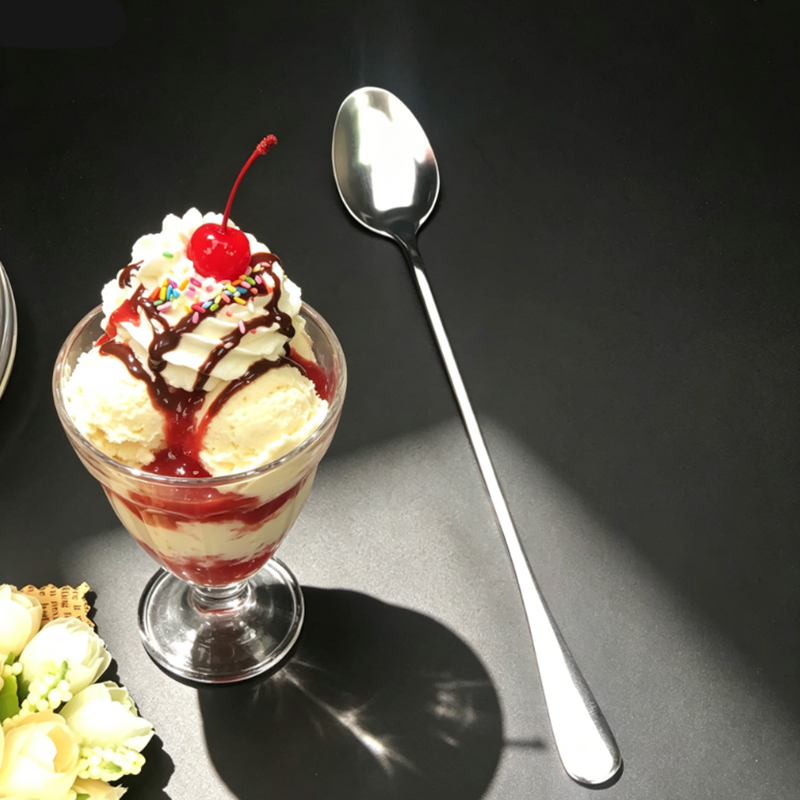 6/12pc1010 ช้อนไอศกรีมสแตนเลส, - Coffee Tea Boba บทวิจารณ์และราคา