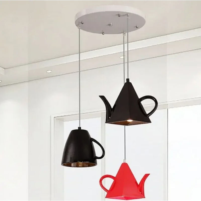 โคมไฟห้อยเพดานทรงกาน้ำชาเรซิ่น - Switching Coffee To Tea บทวิจารณ์และราคา