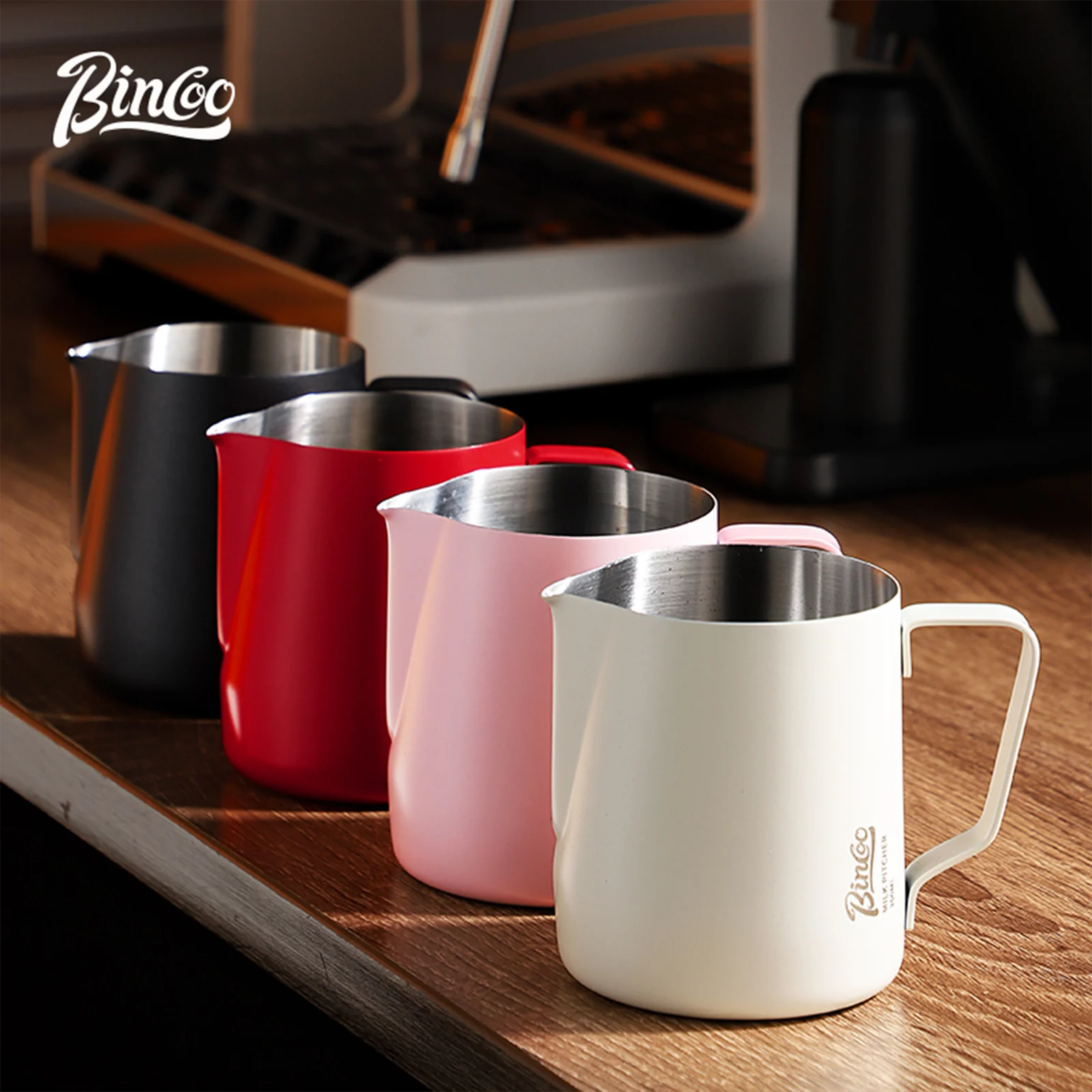 BINCOO 350/600ML กาแฟนม Frothi - Barista Milk Jug บทวิจารณ์และราคา