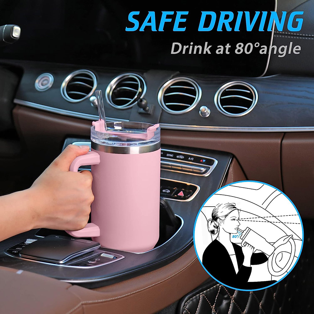 แก้วเก็บความเย็นขนาด40ออนซ์พร้ - Coffee Tea Tumbler บทวิจารณ์และราคา